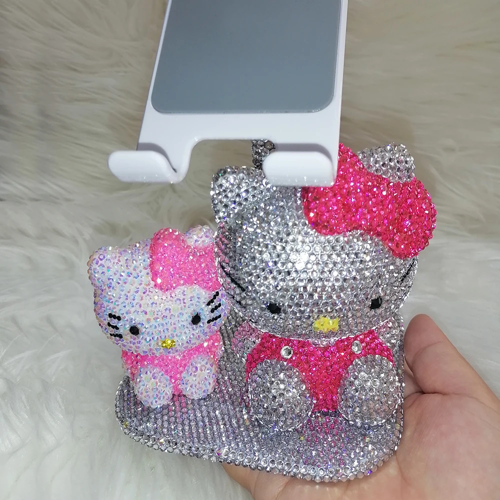 Rhinestone Crystal Bling Tablet Mobile Phone Desktop Phone Stand for iPad Desk Holder Adjustable Desk Bracket Smartphone Stand