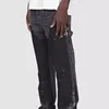 Men's Denim Work Pants, Explosive Workwear, Elastic Patch Denim Layered Flared Pants, Spring New Style 3