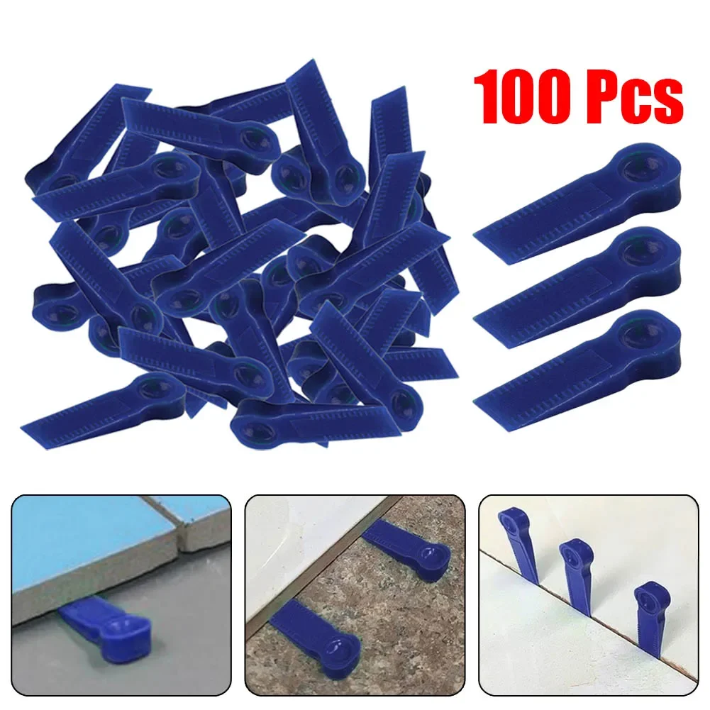 

100Pcs/set Plastic Tile Spacers Reusable Positioning Clips Wall Flooring Tiling Tool Leveler Small Spacer Durable