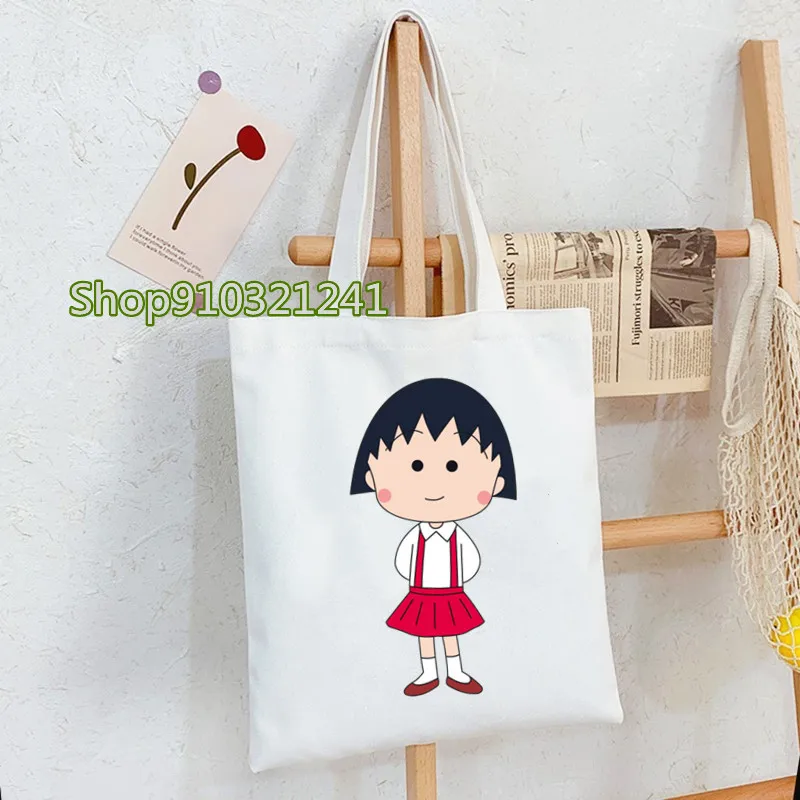 Kawaii Chibi Maruko-Chan Caso Desenhos Animados Bonecas Plushiesaddle Saco  Tote Um Ombro Messenger Bag Anime Toy Plush para a Menina Presente