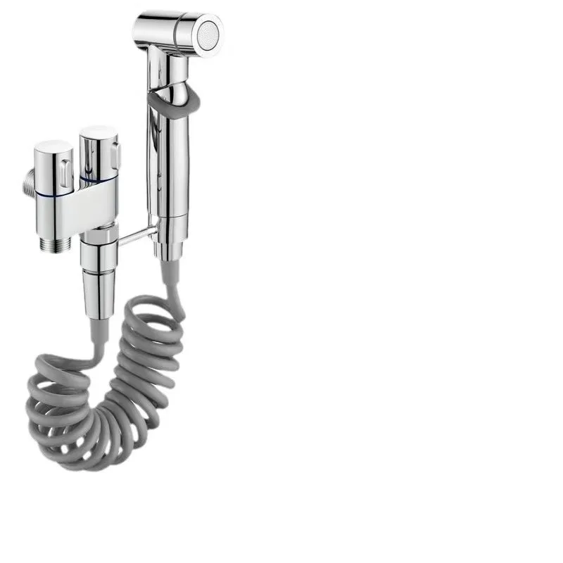 Toilet spray gun bathroom all copper woman washer spray gun hotel into the wall toilet companion toilet corner valve