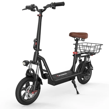 Monopattino Elettrico iScooter i12 Batteria al Litio 36V 7.5Ah Pneumatici da 12 Pollici Motore 500W E-Scooter Pieghevole