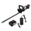 Cordless Hedge Trimmer 21V Battery Bush Trimmer Electric Hedge Trimmer Pruning 21 Inch Dual-Action Blade 4.0Ah Battery Charger 1
