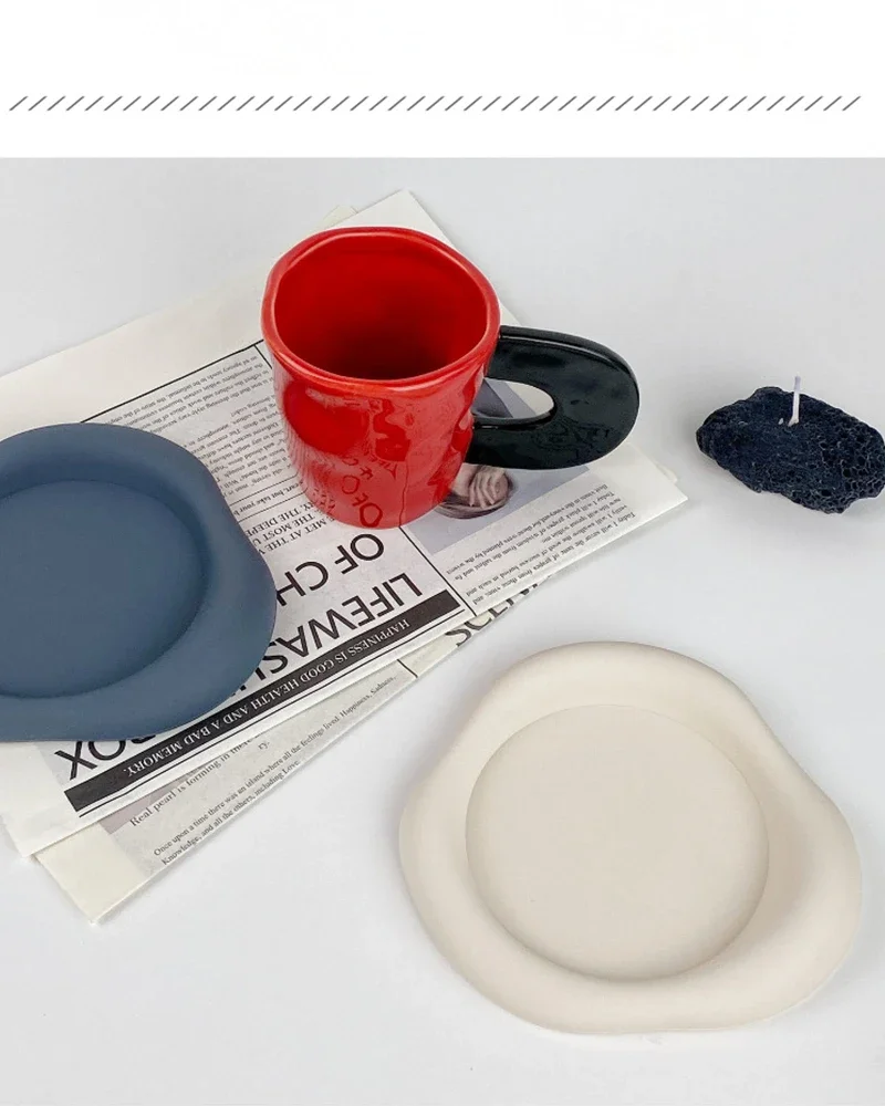 Description Picture 6 of item1 Pc Cloud Silicone Coaster Slip Resistant And Heatproof Drink Cup Mat Coffee Hot Pad Table Protector Kitchen Tableware Set