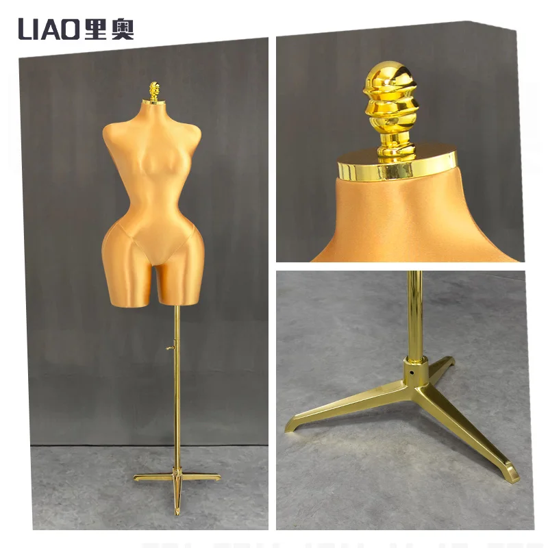 Female mannequins plus size butt dress skirt clothing display pin able adjustable base female mannequins