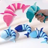 Stress Reliever Toys  Fidget Toys Children Adult Slug Puzzle Peristalsis Funny Lobster Anti Stress Squishy Toy 2024 Hot Sale 1