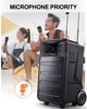 12 Inch 1600W High Power Audience Speaker Wireless Bluetooth Sound Audio Surround Subwoofer for DJ Stage Dancing Party Karaoke 6
