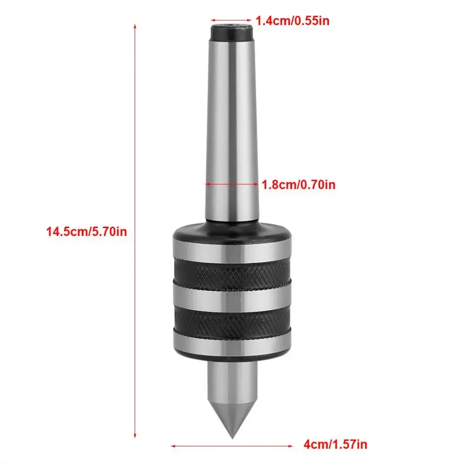MT2 Live Center Lathe Milling Center Live Revolving Medium Lathe tool holder lathe tool holder lathe tool for CNC Lathes Machine Tool Accessory