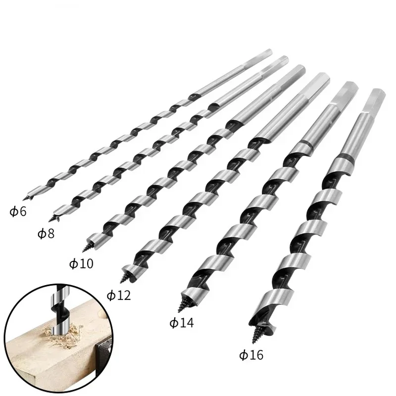 

Wood Twist Drill Bit 6/8/10/12/14/16/18/20/22/25mm Woodworking Center Drill Bit Set For Metal Steel Bits Woodworking Tools