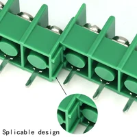 kf350-2p 3p 3.5mm 300v 10A Pitch 2 3 Pin Spliceable Plug-in PCB Screw Terminal Block Connector FOR 24-18 AWG CABLE 6