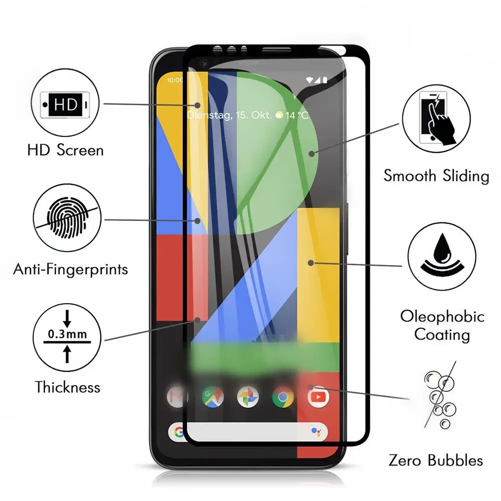 Pellicola Protettiva Per Schermo Temperata Per Google Pixel 6A 5A 4A 4 Xl 3A Pellicola Protettiva In Vetro Custodia Amichevole Per Google Pixel 6 3A X