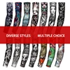 Summer Cycling Breathable and Cool Tattoos Sleeves Ice Silk Sports Sun-proof Men Personalized Women Fishing Elastic Arm Cover 5