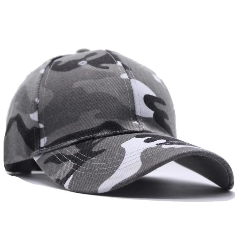 Casquette camouflage snapback unisexe hip hop - Chapeau pêche armée pour groupe activité