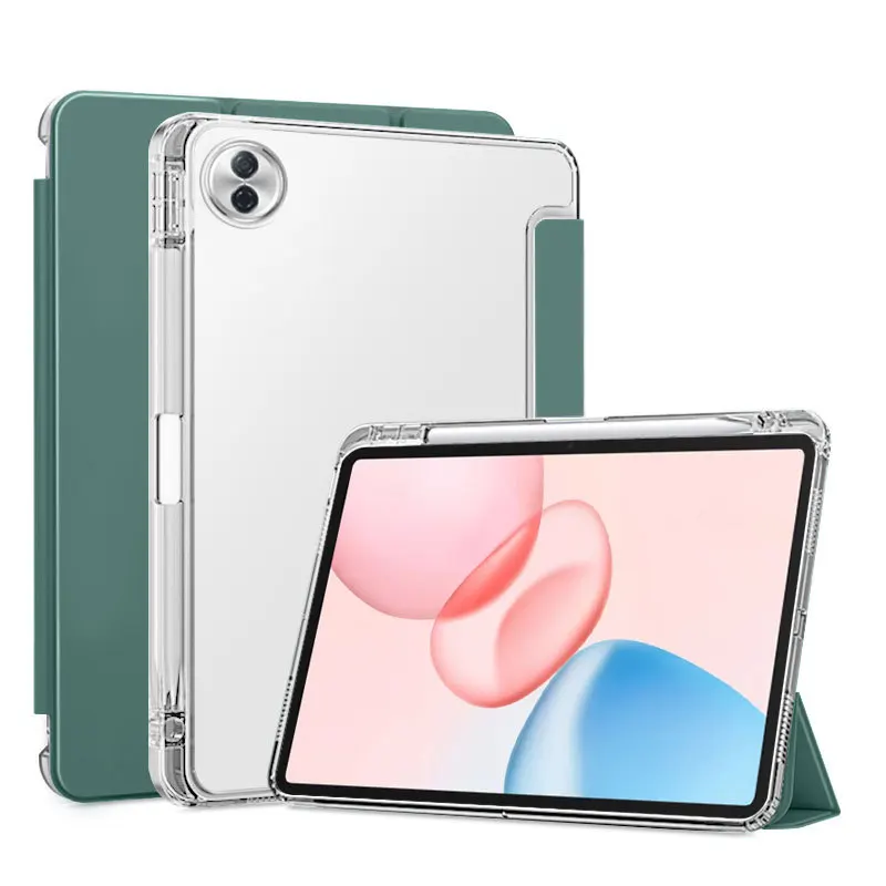 Premium Trifold Leather Tablet Case with Pen Holder