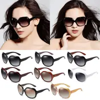 Lunettes de soleil polarisées pour femmes et hommes, monture elliptique, lunettes vintage, lunettes carrées respirantes, UV 400, nouvelles nuances 5
