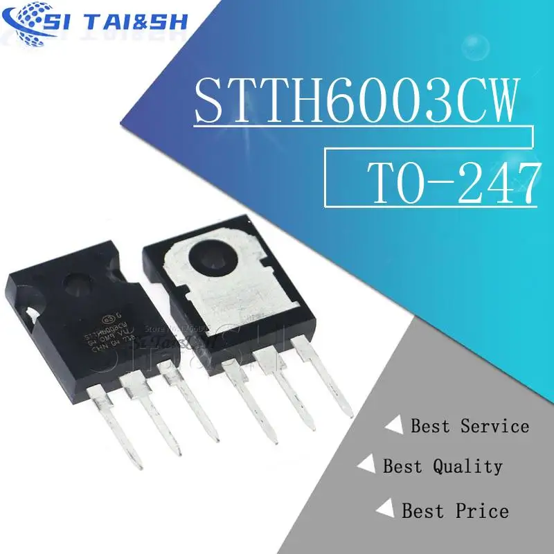 5pcs Stth6003cw To-247 Stth6003 To247 300v 60a New Original ...