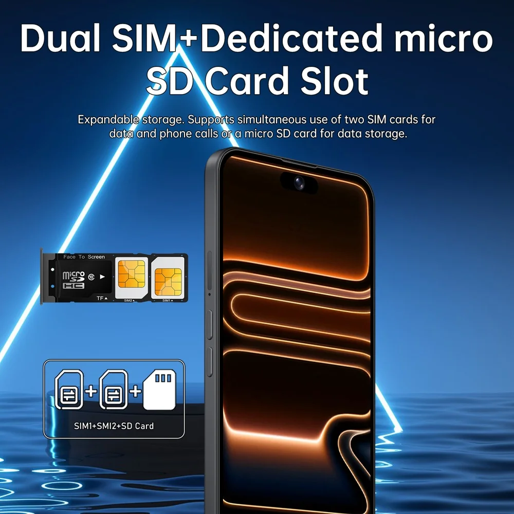 K-Touch Original M18 Pro Max Mobile Phones 5G Dual SIM Smartphone 7.3HD Android Cell Phone 16+48MP Camera 7800mAh Wifi GPS Global Version Gift Cellphones For Men Women