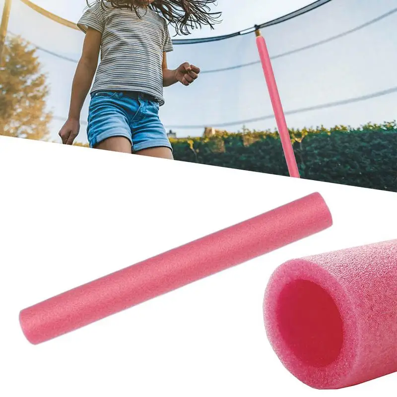 Trampoline Pole Foam Sleeves Trampoline Jumping Bed Railing Foam Tube Kit Protective Padding Trampoline Spring Cover Padding