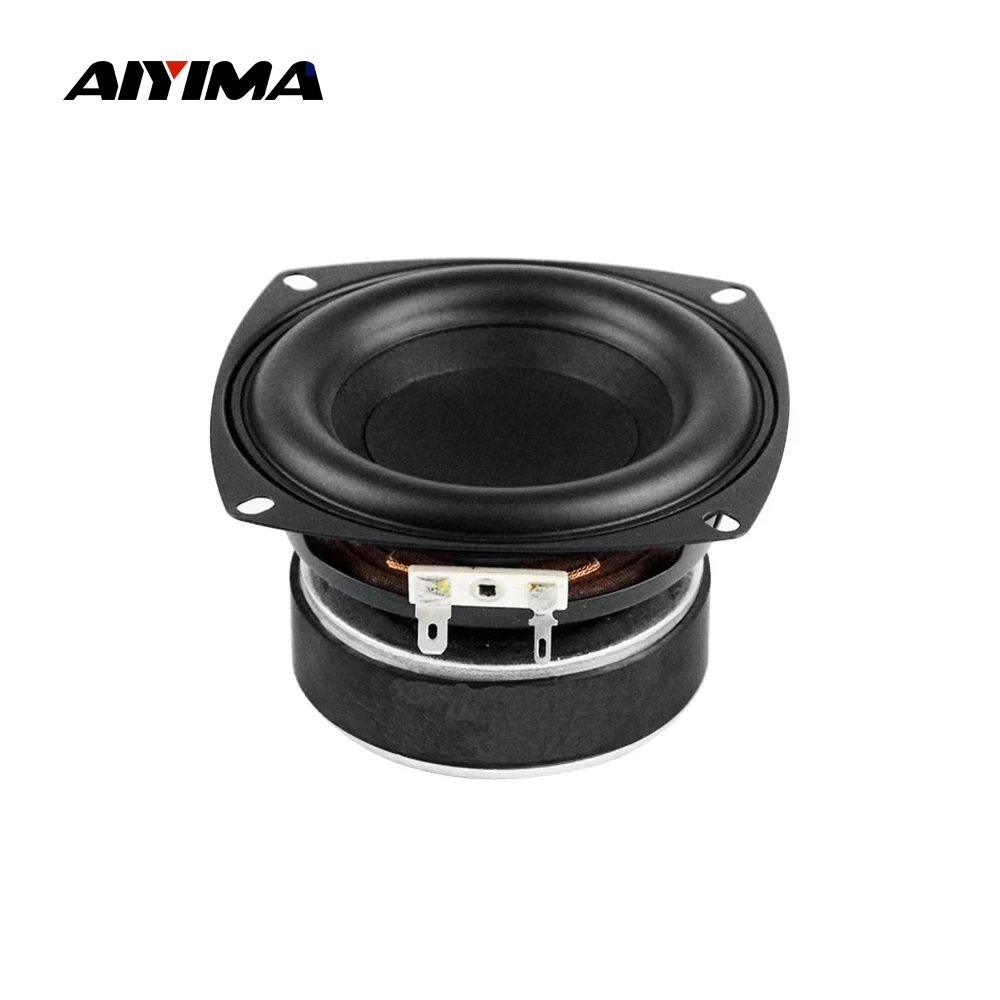 Subwoofer 4 Inch 4 8 Ohm 50W HIFI Woofer Speaker Super Bass long-stroke Home Theater Loudspeaeker For 2.1 Speakers 1Pcs