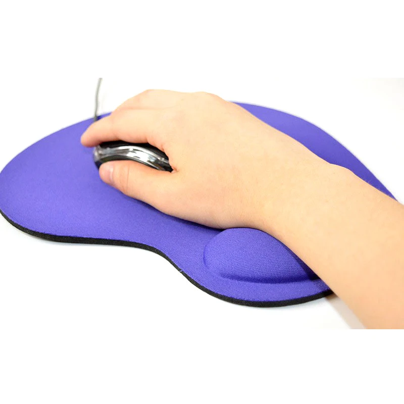 Ergonomic EVA Mouse Pad with Wrist Support – Solid Color Mouse Mat for Comfortable Office Use