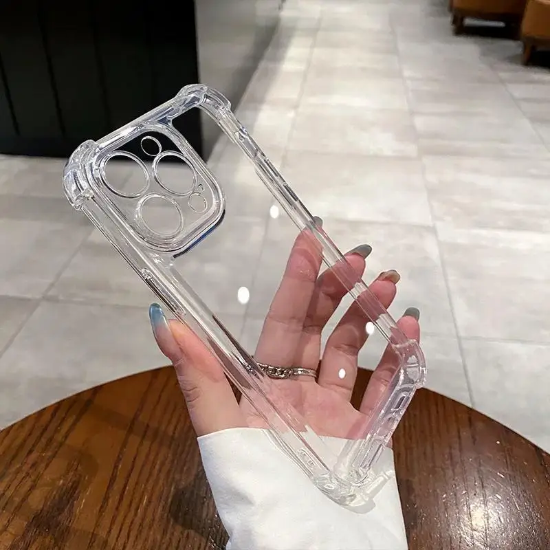 Premium Transparent Shockproof TPU Bumper Case