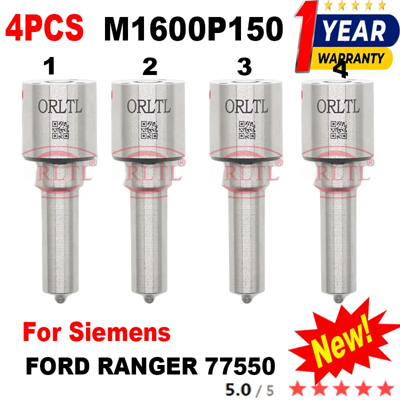 

4 шт. M1600P150 новый дизельный инжектор сопла DLLA150PM1600 ALLA150PM1600 для Siemens FORD RANGER 77550 ORLTL
