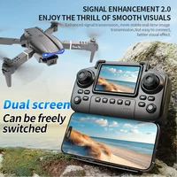 Drone E99 Pro avec caméra HD 8K, quadrirotor télécommandé, avion à quatre axes, maintien d'altitude, jouet volant GPS pour la photographie aérienne 2