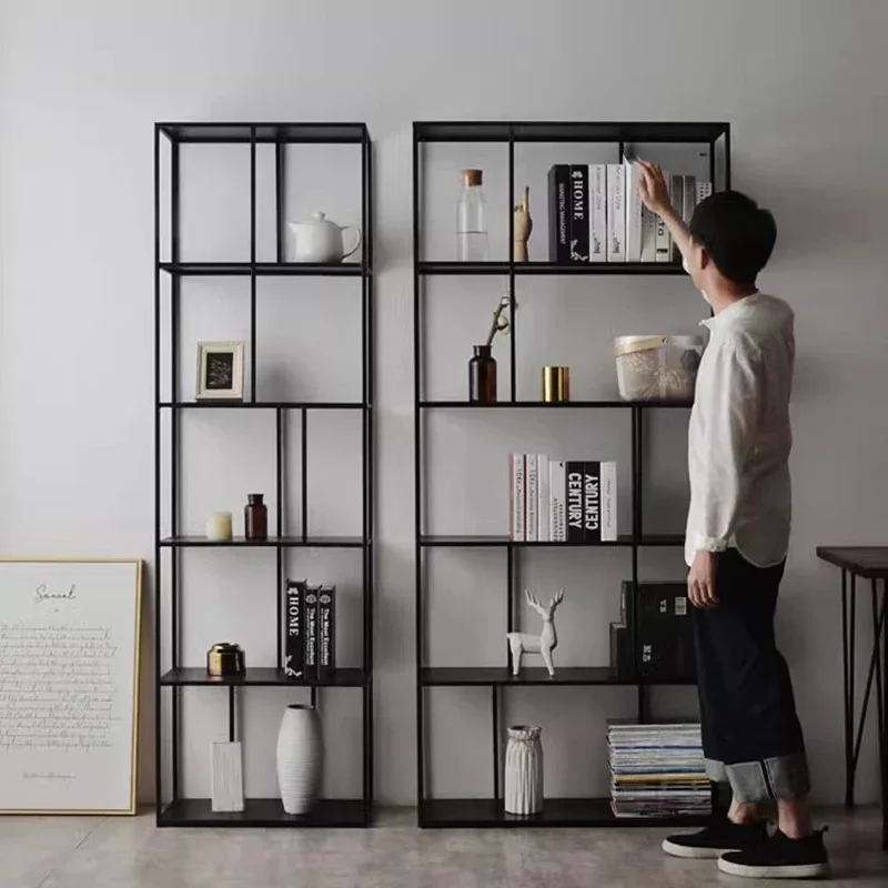Mid-century Shelf Furniture Home Display Stand Book Shelves Library Design Bookcase Books Living Room Estante Cabinet Organizer