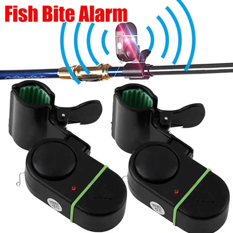 Electric Fishing Alarm Fishing Bell Accessories Indicator Banding Sensitivity Sound Alert Fish Bite Alarm for Fishing Rod