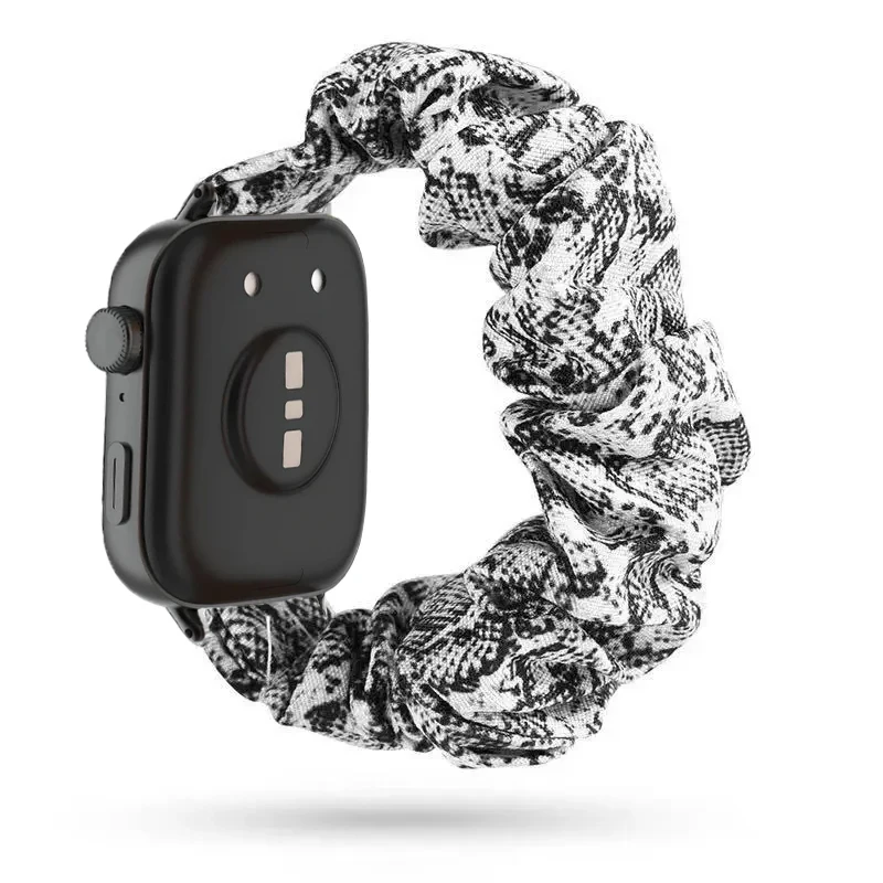 Elastic Nylon Loop Band with Metal Connector for Smartwatch - Adjustable Replacement Bracelet Strap