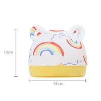3pcs/lot Newborn Bonnet Gloves Socks Set 0-6 Months Baby rotection Face Cotton Scratch Mittens Infant  Anti-scratch Glove Set 5