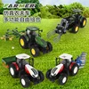 2.4G RC Farm Tractors Car 1/24 Radio Controlled Cars and Trucks with Light Simulated Engineering Truck Model Toys for Children 3