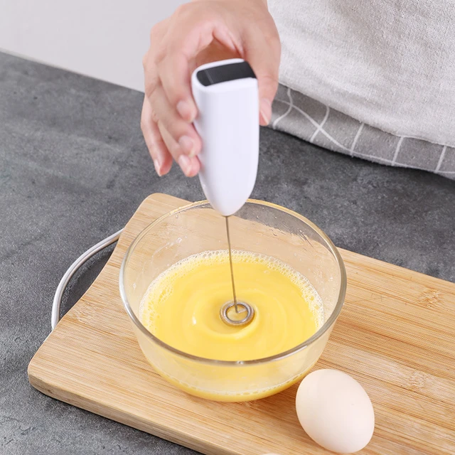 Handheld Electric Egg Beater With Handle Non-stick Milk Frother Foam Maker  Egg Blender Whisk Kitchen Gadgets - Egg Tools - AliExpress