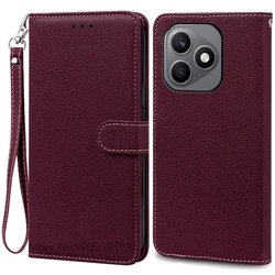 Cover in Pelle di Lusso per Telefono Flip con Supporto e Copertura in Silicone Morbido