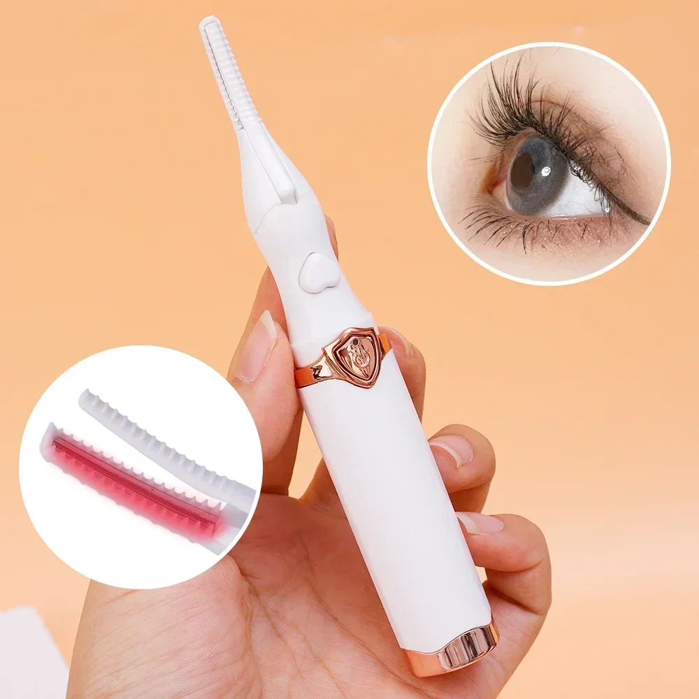 USB Electric Eyelash Curler Intelligent Temperature Control Heated Eyelashes Charging Naturally Lasting Curled Lash Makeup Tools for Eyelash Curler
