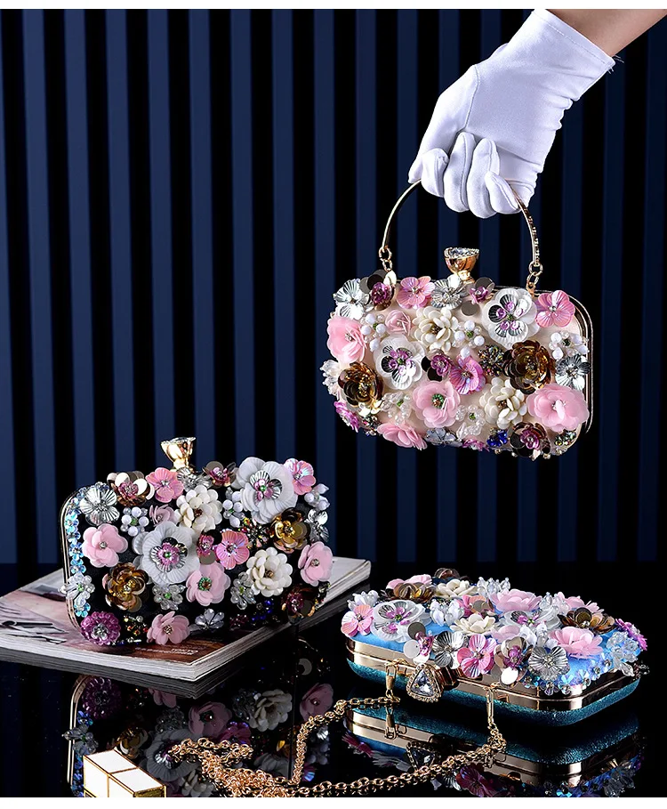 Floral Wedding Clutch