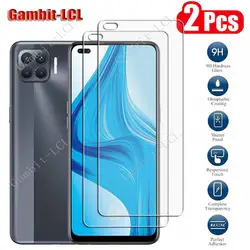 9H HD Tempered Glass Screen Protector - Premium Protection Cover Film for 2 pieces (OPPO F17 Pro)