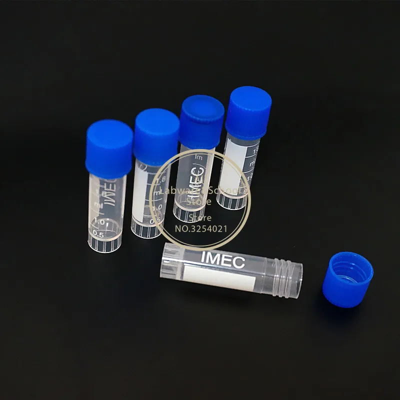 Plastic test tubes centrifuge tube 100 To 500Pcs 1.8ml with screw cap