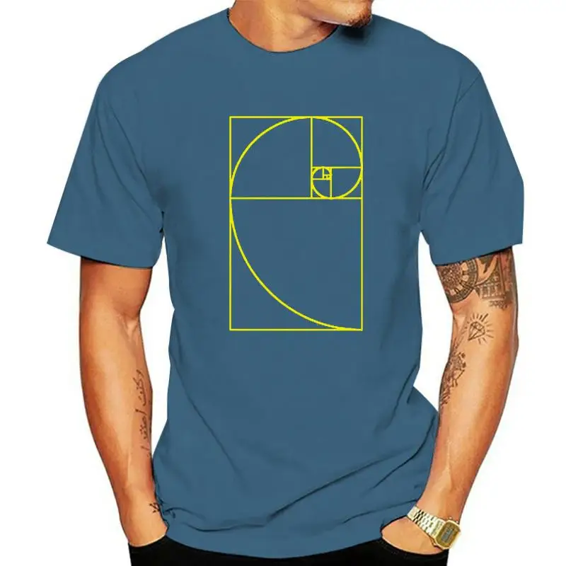 

Золотая Футболка с принтом в виде спирали, женская футболка, хлопковая футболка для мужчин, забавная футболка с 3D-принтом