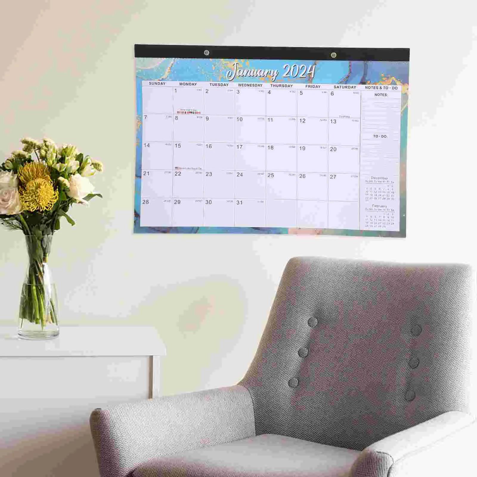 

Календарь на английском языке, Бытовой настенный календарь, подвесной ежемесячный календарь, домашняя поставка