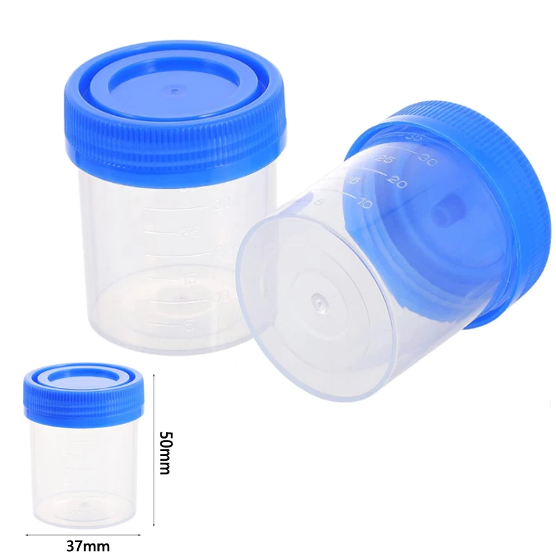 5-100pcs Urine Collection Sample Bottle Container Specimen Cup sample collection cup