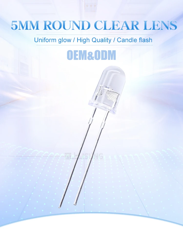 50 LEDs Amarillo/oro Parpadeantes 5mm - Efecto Vela, Ultra Brillantes, Para Manualidades Y Decoración