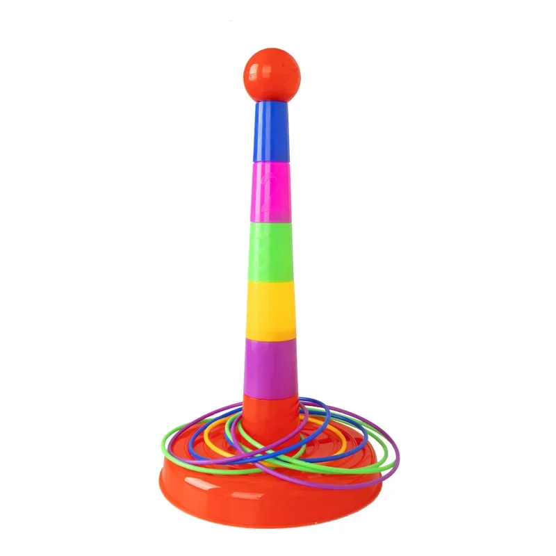Interactive Parent-Child Game Toy Stack Cup Circle Fun Indoor Outdoor Casual Nesting Stack Toy For Kindergarten Children's Play