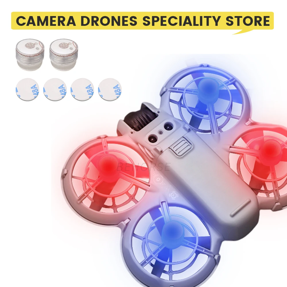 2/4pcs Night Flying Signal Strobe LED Flash Lights for DJI Neo Night Flight LED Light for DJI Neo Drone Accessories
