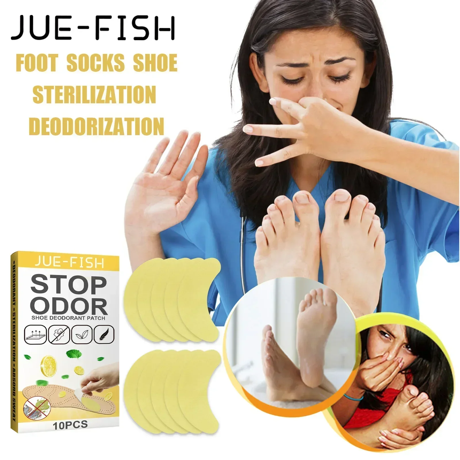 shoe deodorizing patch for fresh and odorless removal, preventing foot odor and sweat, sports shoes, stinky insole patch