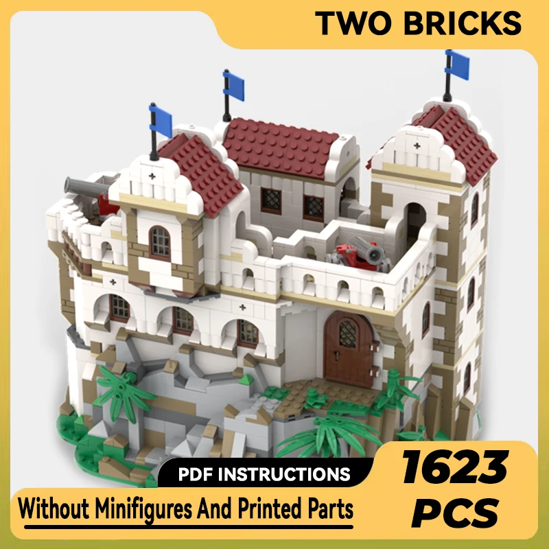 

Technical Moc Bricks Castle Model Spanish Soldiers Fort Modular Building Blocks Gifts Toys For Children DIY Sets Assembling