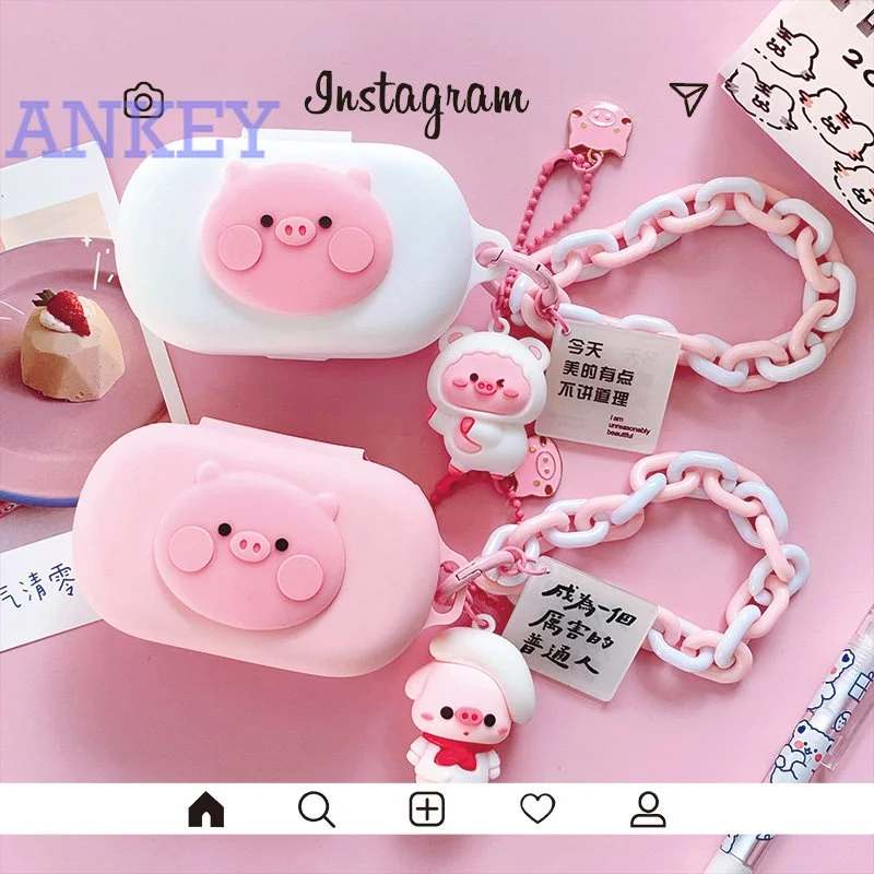 Per Bose Quietcomfort / Sport Earbuds Custodia Protettiva Cute Cartoon Cover Bluetooth Auricolare Shell Accessori Tws Headphone