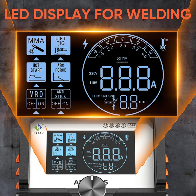 Saldatrice Inverter 145A 2 In 1 ARC/LIFT TIG - Compatta E Leggera - Foto 11