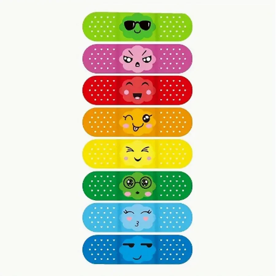 16/40pcs Cute Bandages Waterproof Bandages Self-Adhesive Breathable Bandages