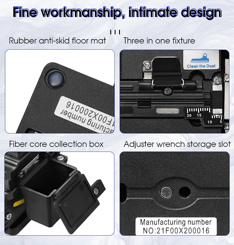 FTTH High Precision cutting tool AUA-S2/X2 Optical Fiber Cleaver Cable Cutting Knife Fiber Cleaver